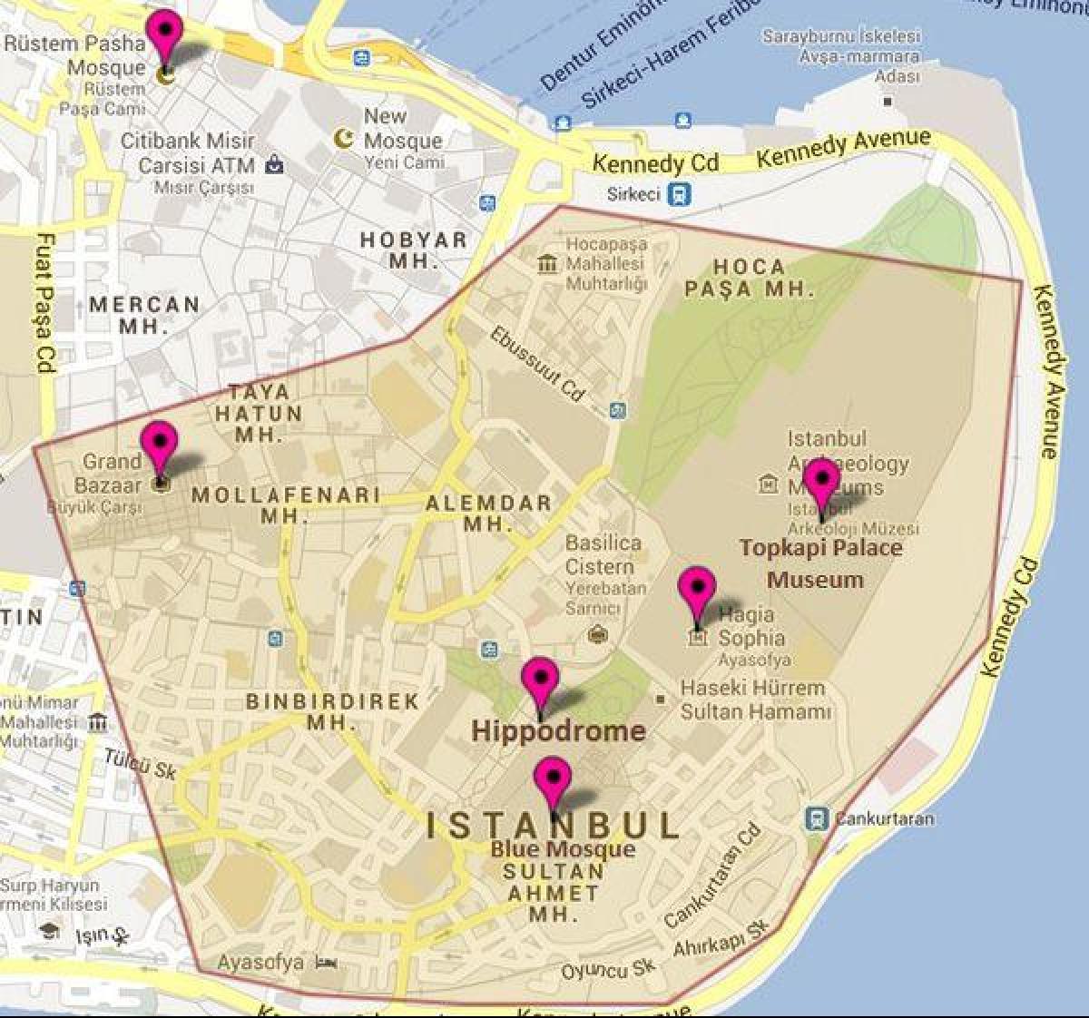 خريطة سباق الخيل اسطنبول