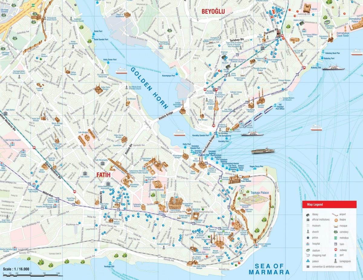 اسطنبول fatih خريطة