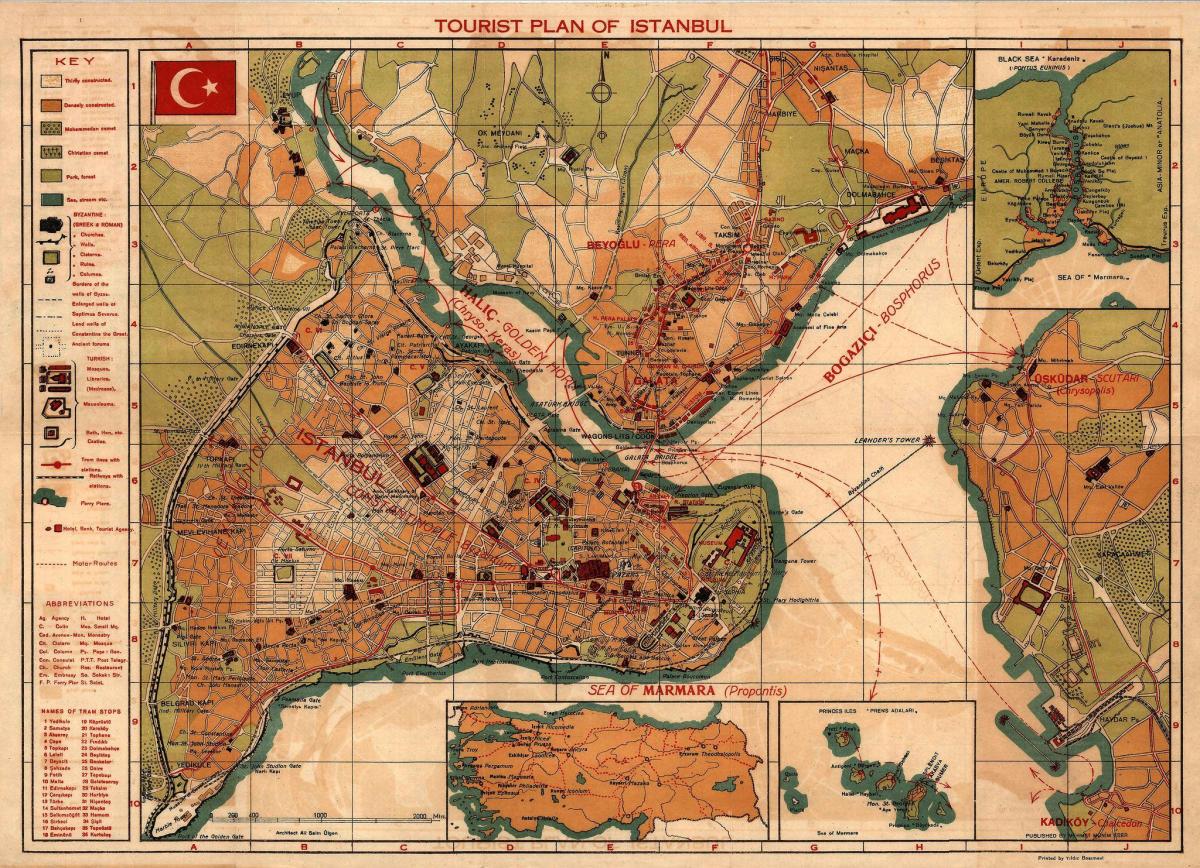 اسطنبول القديمة خريطة