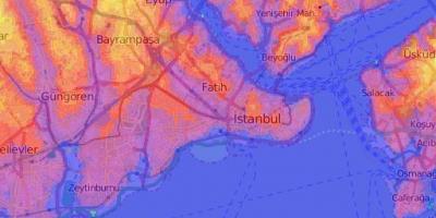 خريطة اسطنبول الطبوغرافية