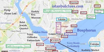 اسطنبول بلاط خريطة