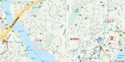 خريطة بيرا اسطنبول